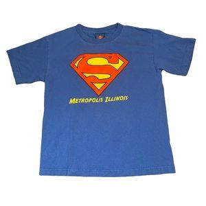 NWOT Vintage Superman DC Comics Metropolis, Illinois Tshirt